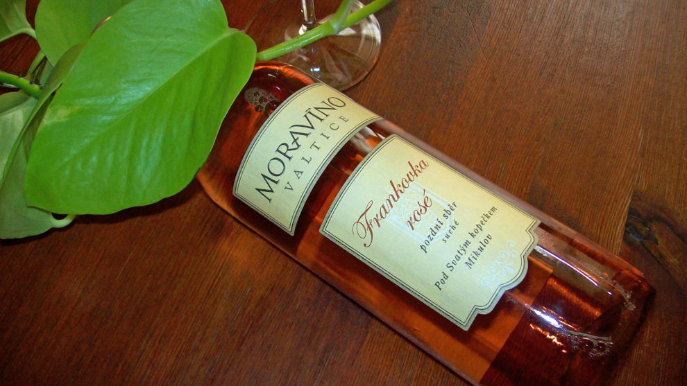 Moravíno Valtice Frankovka ROSÉ (pozdní sběr)